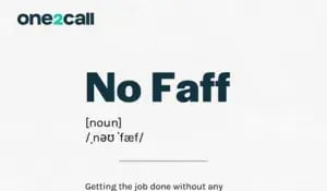IT with No Faff? What does that mean?